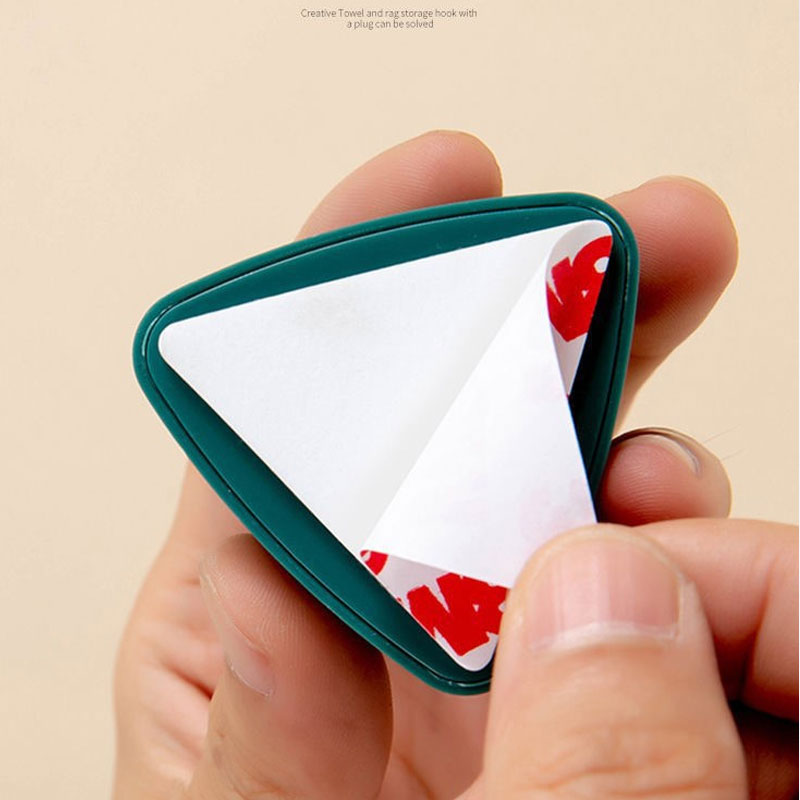 Creative Kitchen Towel Rack Free Punch Storage Hook