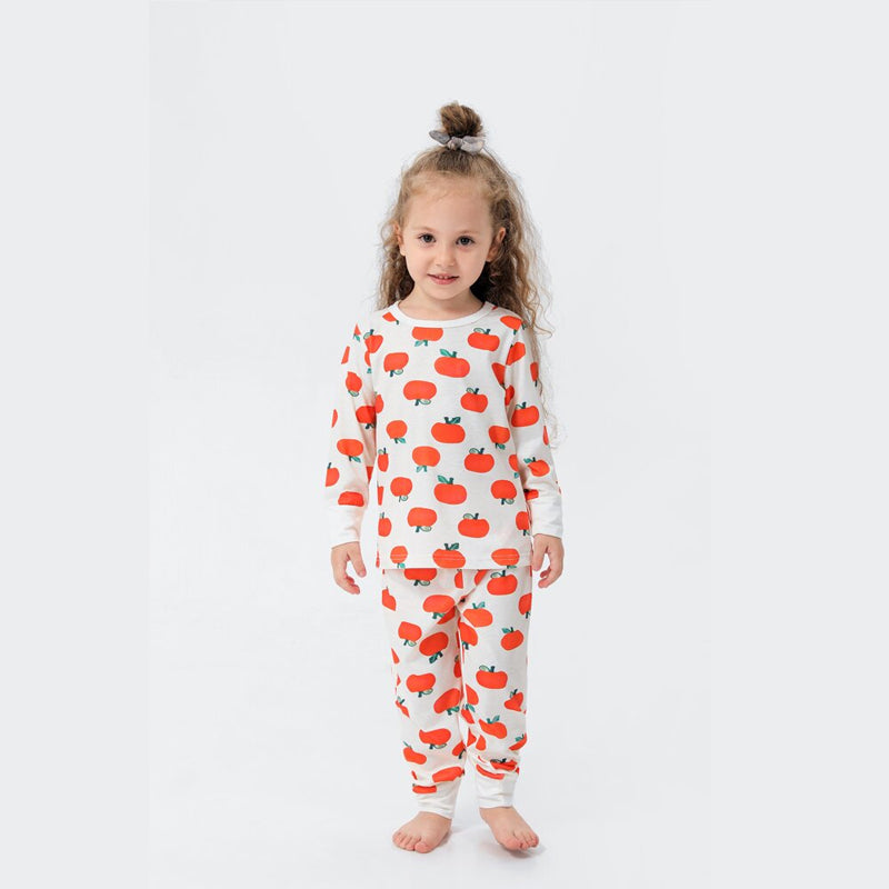 Halloween Pumpkin Full Print Family Pajamas Set