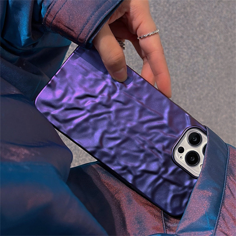 Tinfoil Pleated Matte Phone Case