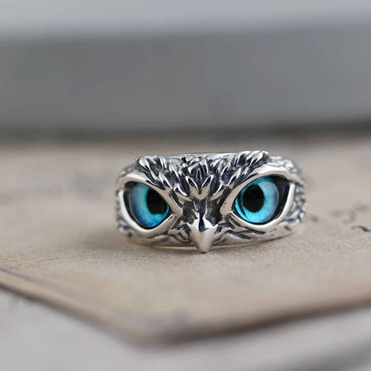 Modern Owl Ring