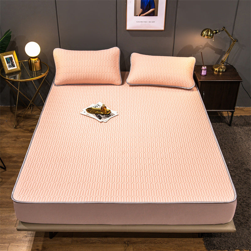 Summer Ice Silk Mat Washable Mattress Protector