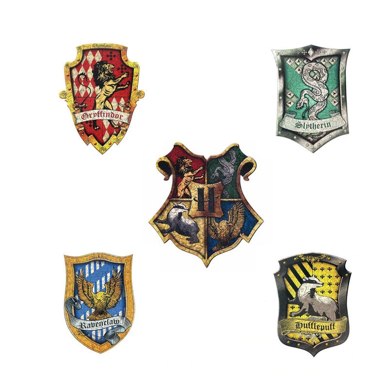 Harry potter-hogwarts badge-premium wooden jigsaw puzzle