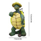 Hiking Tortoise with Straw Hat Statue