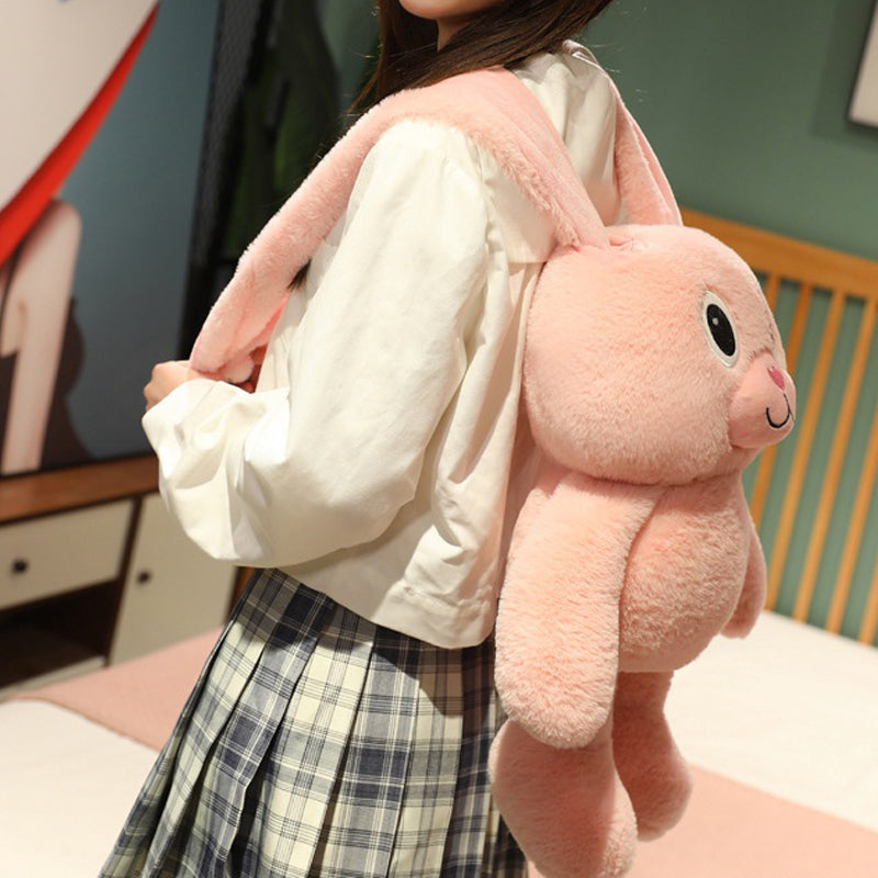 Stuffed Rabbit With Pulled Ears