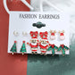 Christmas Stud Earrings Set