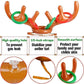 Inflatable Santa Funny Reindeer Antler Hat