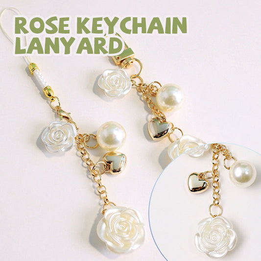 Rose Keychain Lanyard