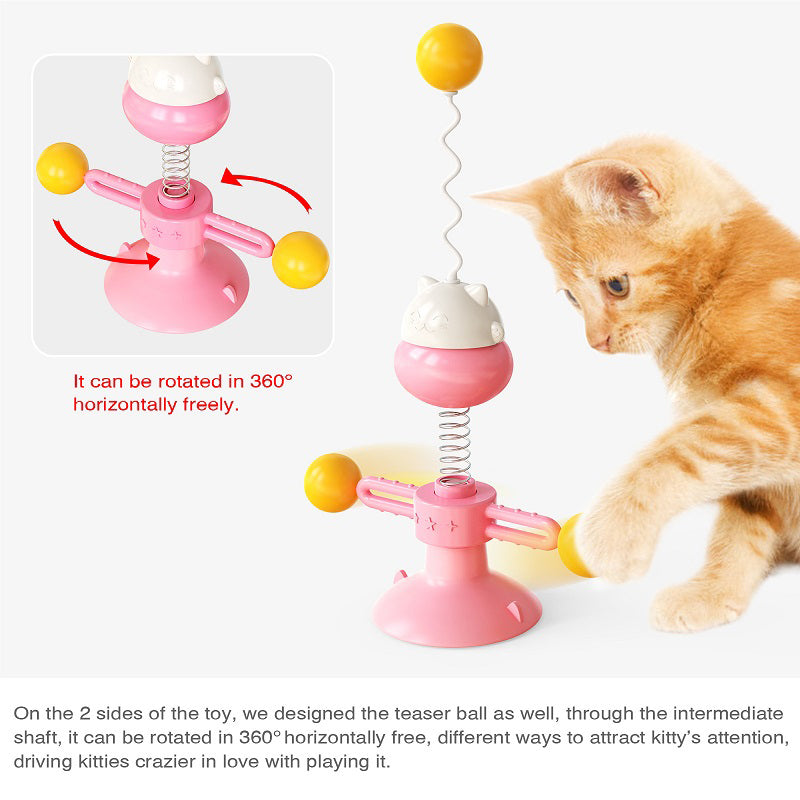 🐱Windmill Interactive Cat Toy
