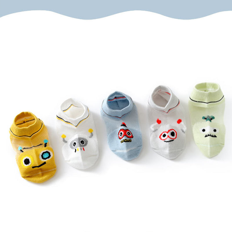 Children's Summer Thin Socks (five Pairs)