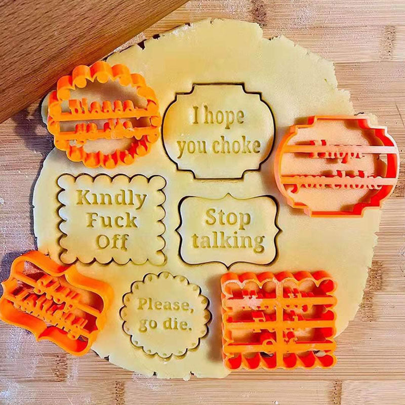 Cookie Molds With Good Wishes (1Set=4pcs)