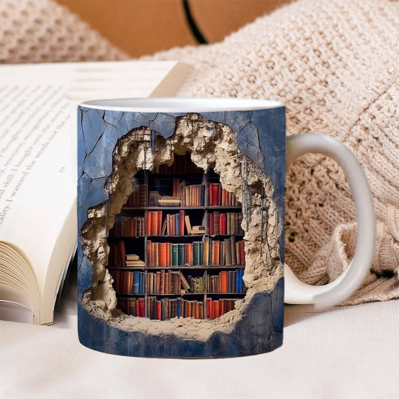 3D Note Library Mug