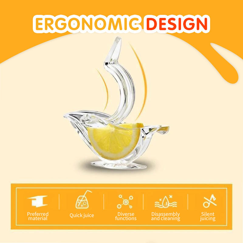🍋 Acrylic Boat Shaped Lemon Squeezer clip