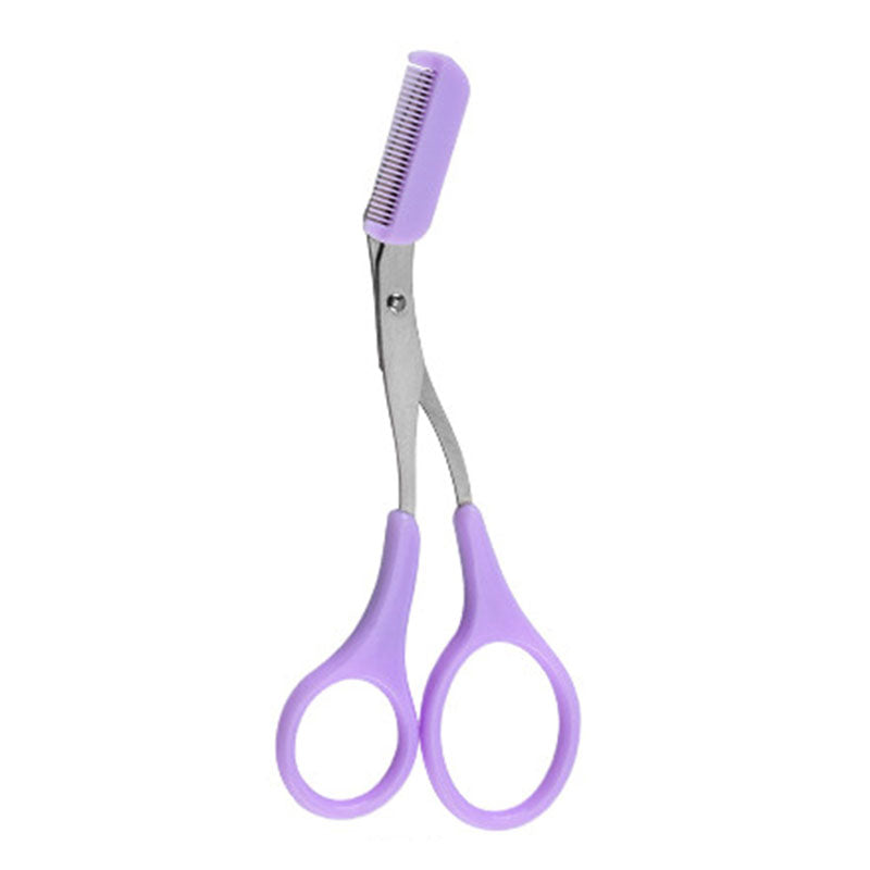 Eyebrow Trimmer Scissors with Comb