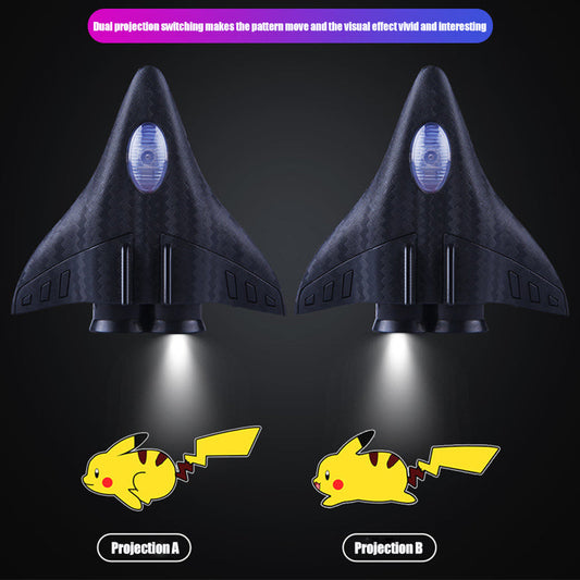 USB Dynamic Car Welcome Light Projection Universal Wireless