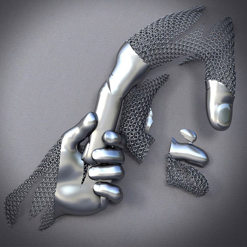 Love Heart 3D Art Wall Painting