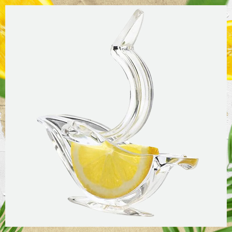 🍋 Acrylic Transparent bird Lemon Squeezer