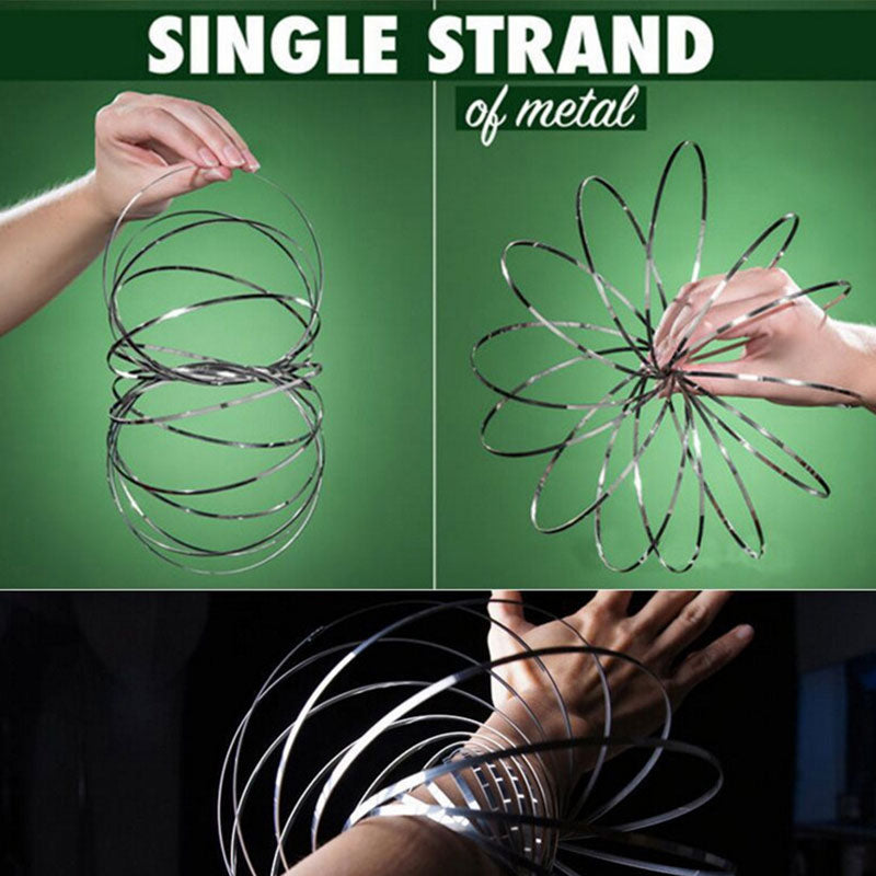 Stainless Steel Firm Flow Ring Magic Bracelet Toy
