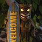 VP Home Party Time Tiki Solar Powered LED Outdoor Decor Light