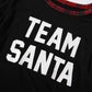 Christmas Team Santa Letter Print Buffalo Plaid Family Matching Pajamas Sets