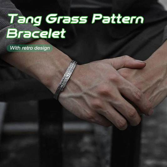 Tang Grass Pattern Bracelet