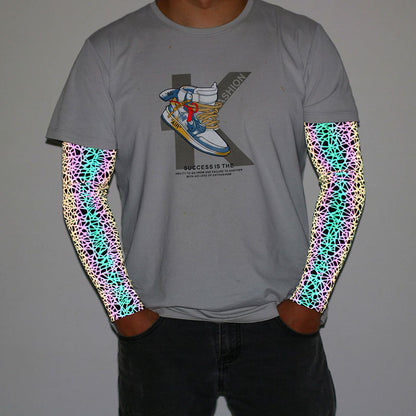 Glowing Reflective Arm Sleeves