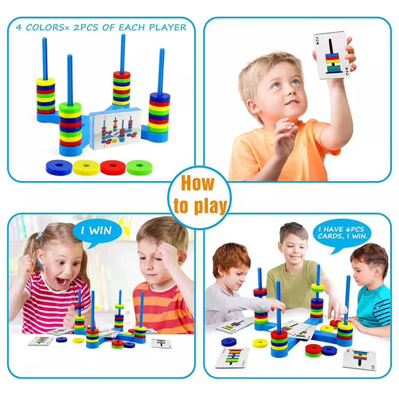 Magnetic Rings Match Board Games