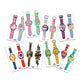 Cartoon Glowing Watch Tattoo Sticker (6 PCS)