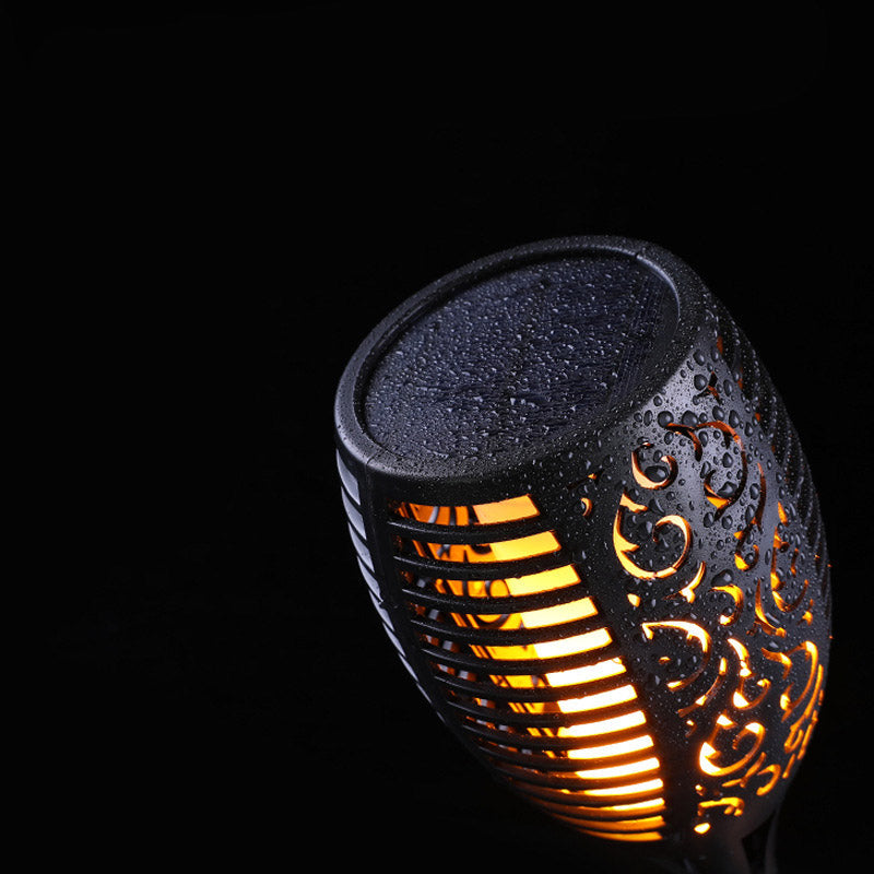 Solar Torch Light with Flickering Flame