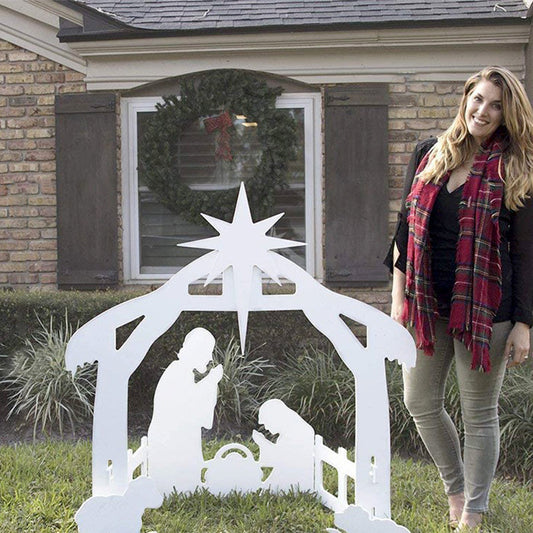 Christmas Holy Family Yard Decoration