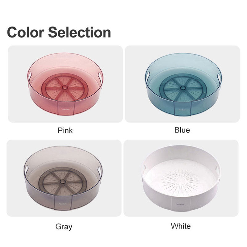 Plastic Turntable Storage Tray Kitchen