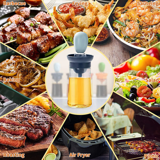 Oil Dispenser With Brush 2 In 1