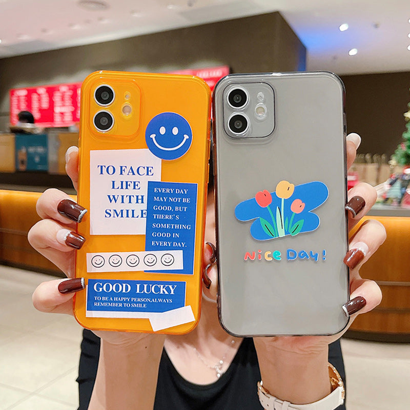 Ins Wind Apple All-inclusive Mobile Phone Case