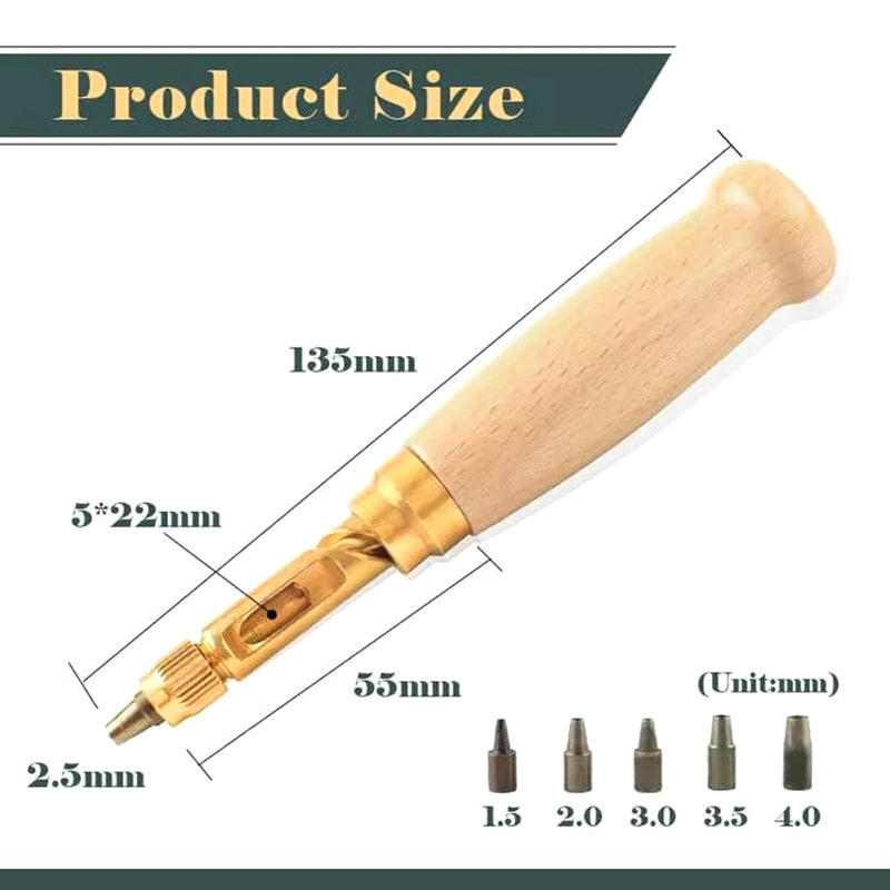 6 In 1 Leather Drilling Tool