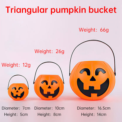 Halloween Mini Plastic Pumpkin Bucket