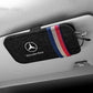 Car Visor Sunglasses Leather Holder