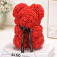New Valentine's Day Gift Eternal Flower Rose Bear Creative Simulation PE Foam