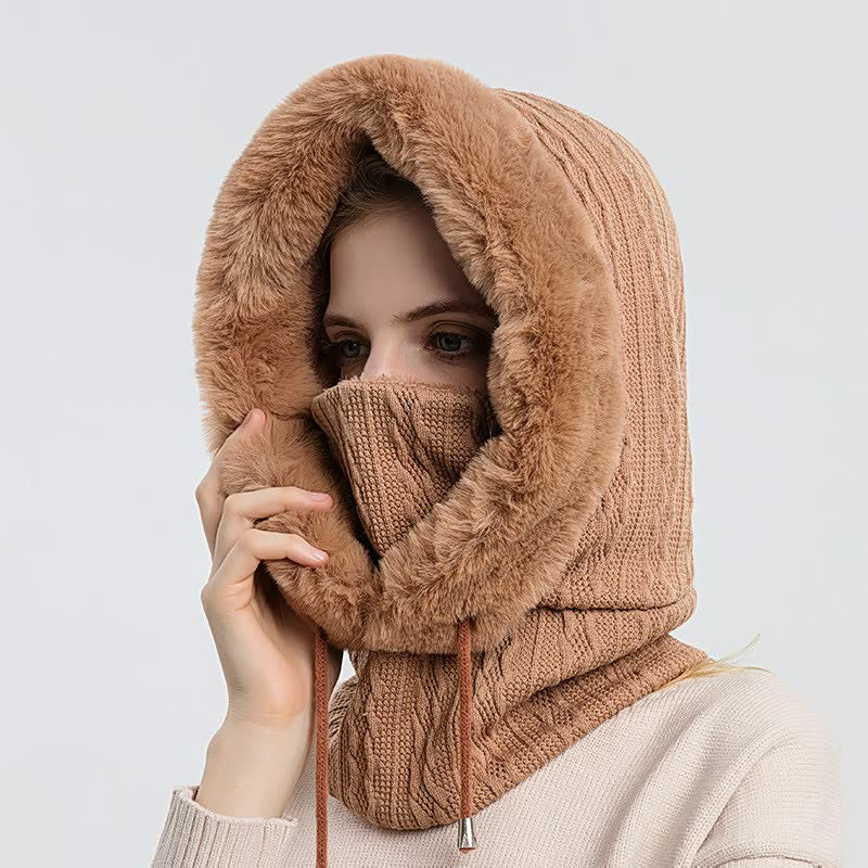 Warm Fashion Scarf Hoodie