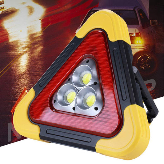 Sun Powered Triangle Warning Light