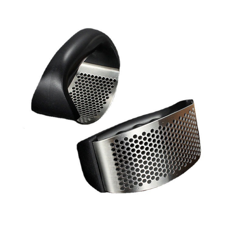 Stainless steel garlic press