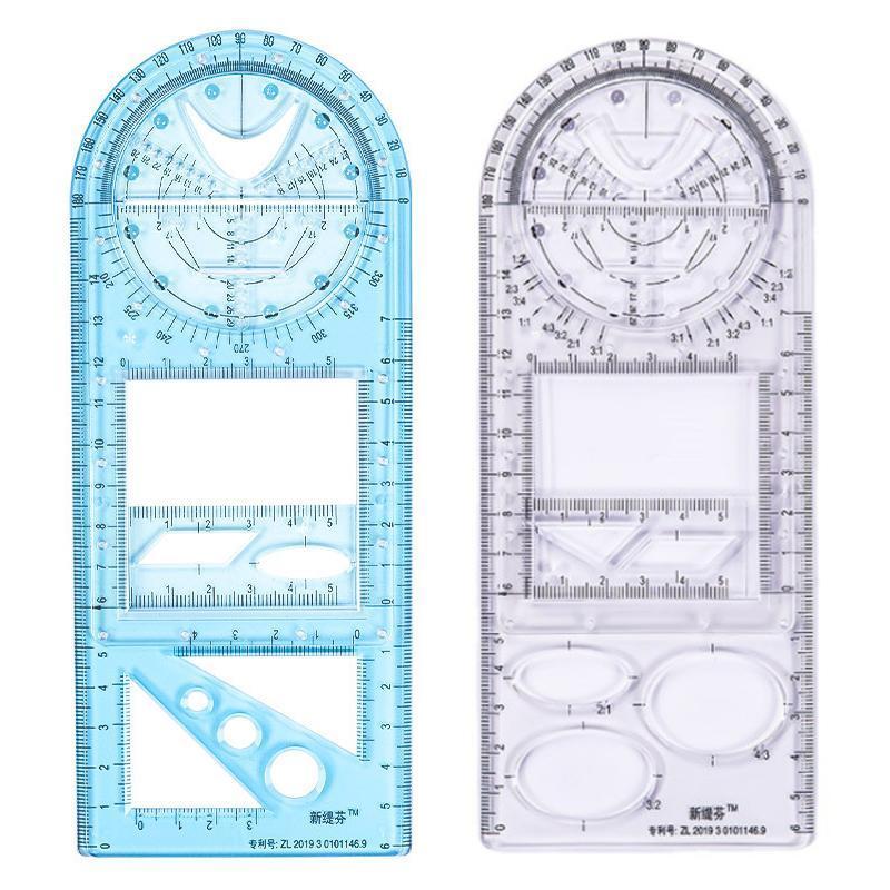 Multifunksjonell Geometrisk Linjal/Multifunctional geometric ruler