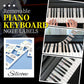 Removable Piano Keyboard Note Labels