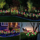 Spring Artificial Lily Solar Garden Stake Lights