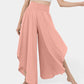 High Waist Ruffled Wide Leg Quick Dry Dance Pants