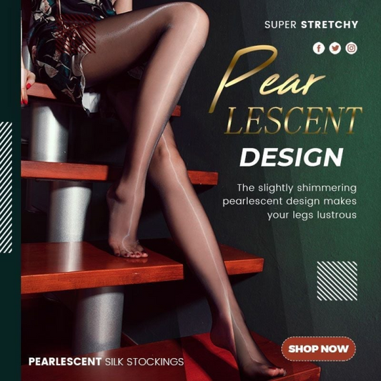Pearlescent Silk Stockings (Buy 3 Get 1 Free)