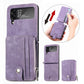 Suitable For Samsung z flip3/4 Wallet Phone Case With Card Holder
