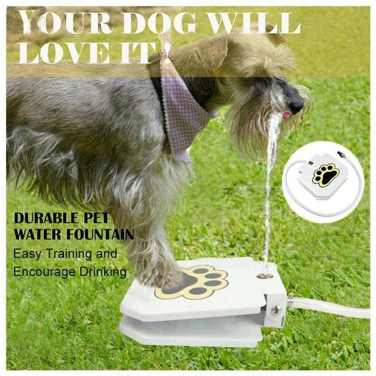 Automatic Dog Water Fountain Step On Toy