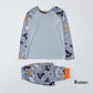 Skull Pumpkin Print Halloween Family Pajama Sets