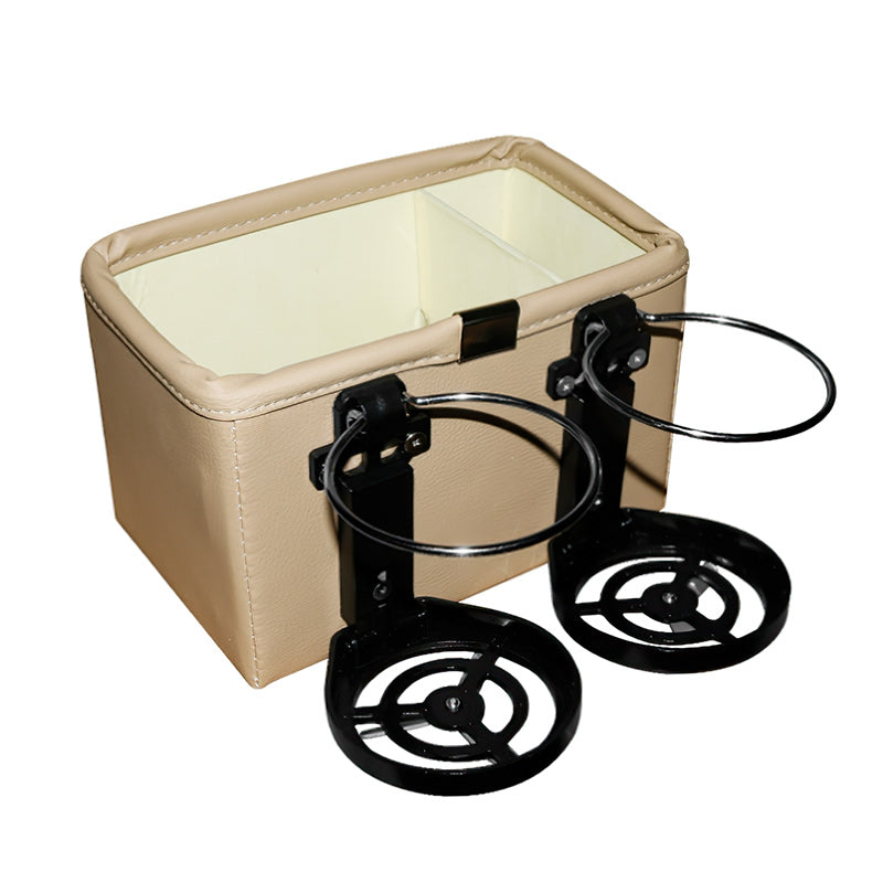 Multifunctional Car Armrest Storage Box Water Cup Holder