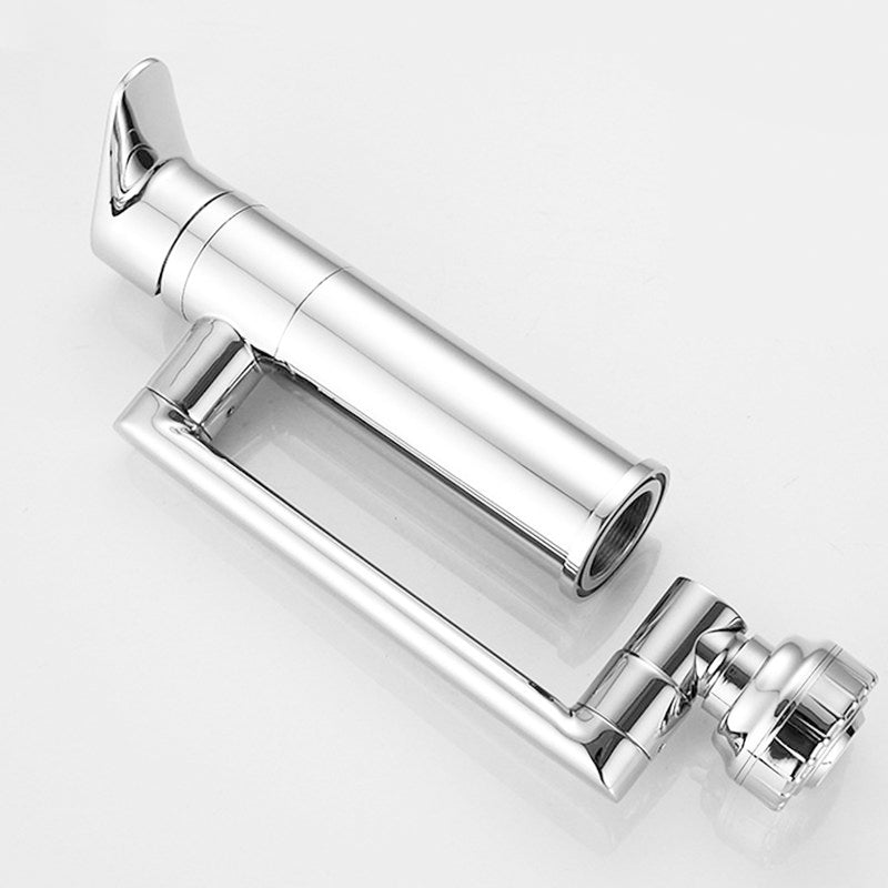 360 Degrees Can Be Freely Rotated And Adjusted Single Hole Rotating Bathroom Hot And Cold Water Faucet
