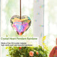 Crystal Heart Prism Pendant